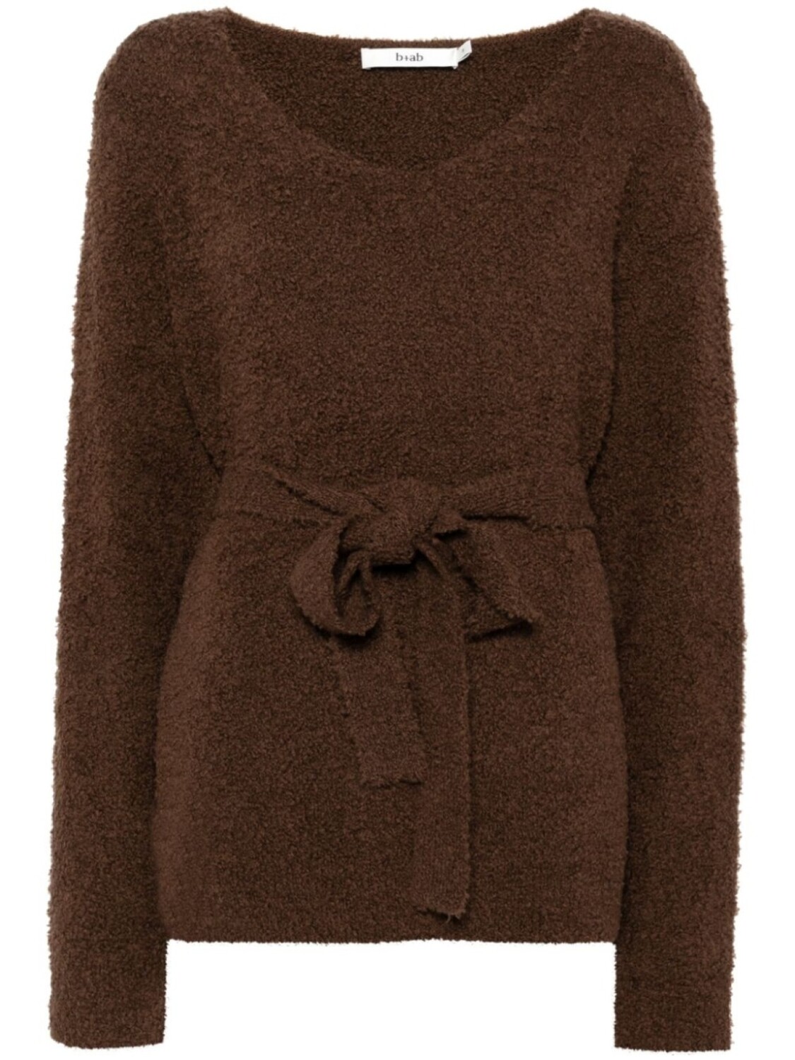 

B+ab джемпер с запахом, коричневый