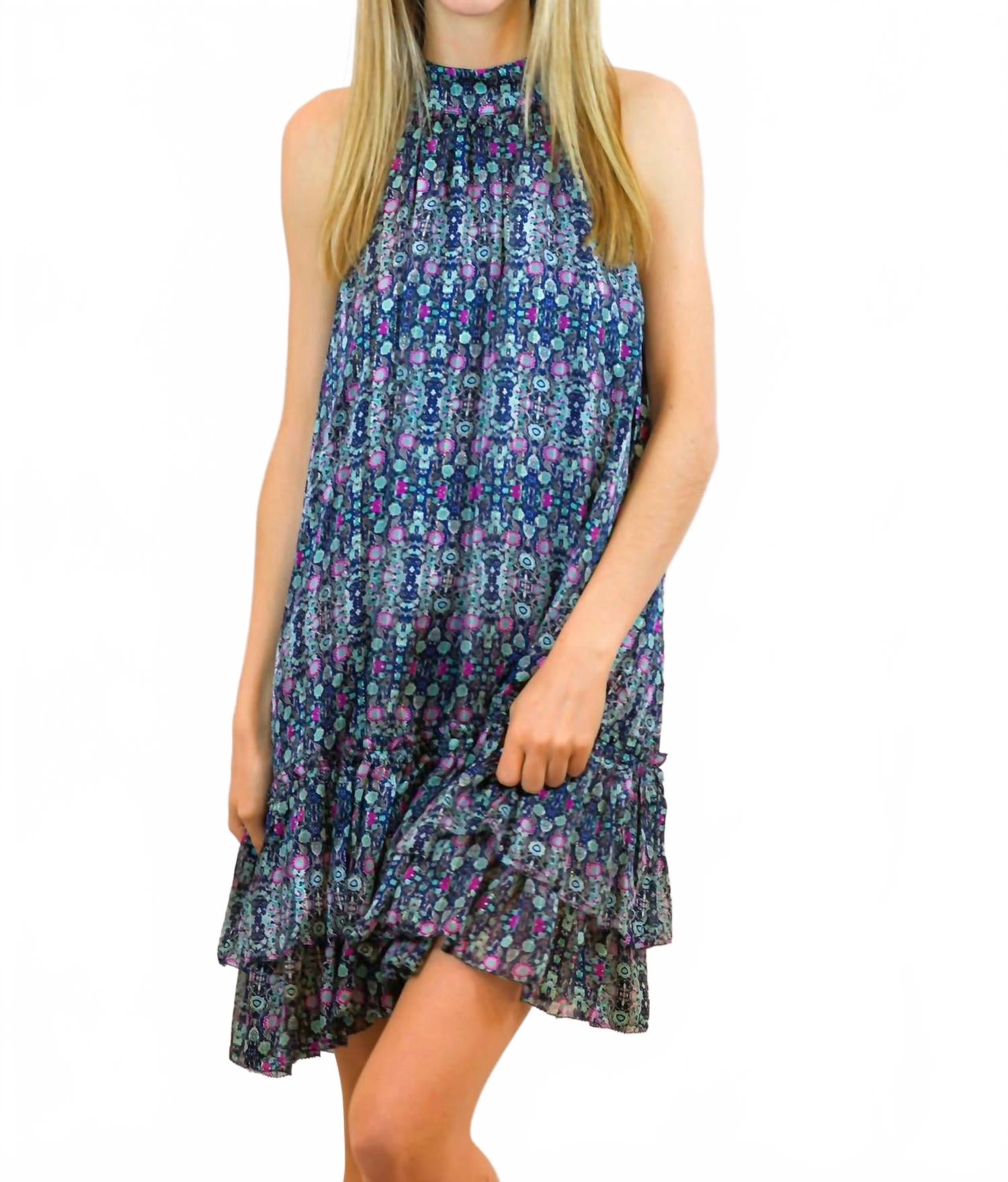 

Джулия Свободное Мини-платье В Синем RESET by Jane