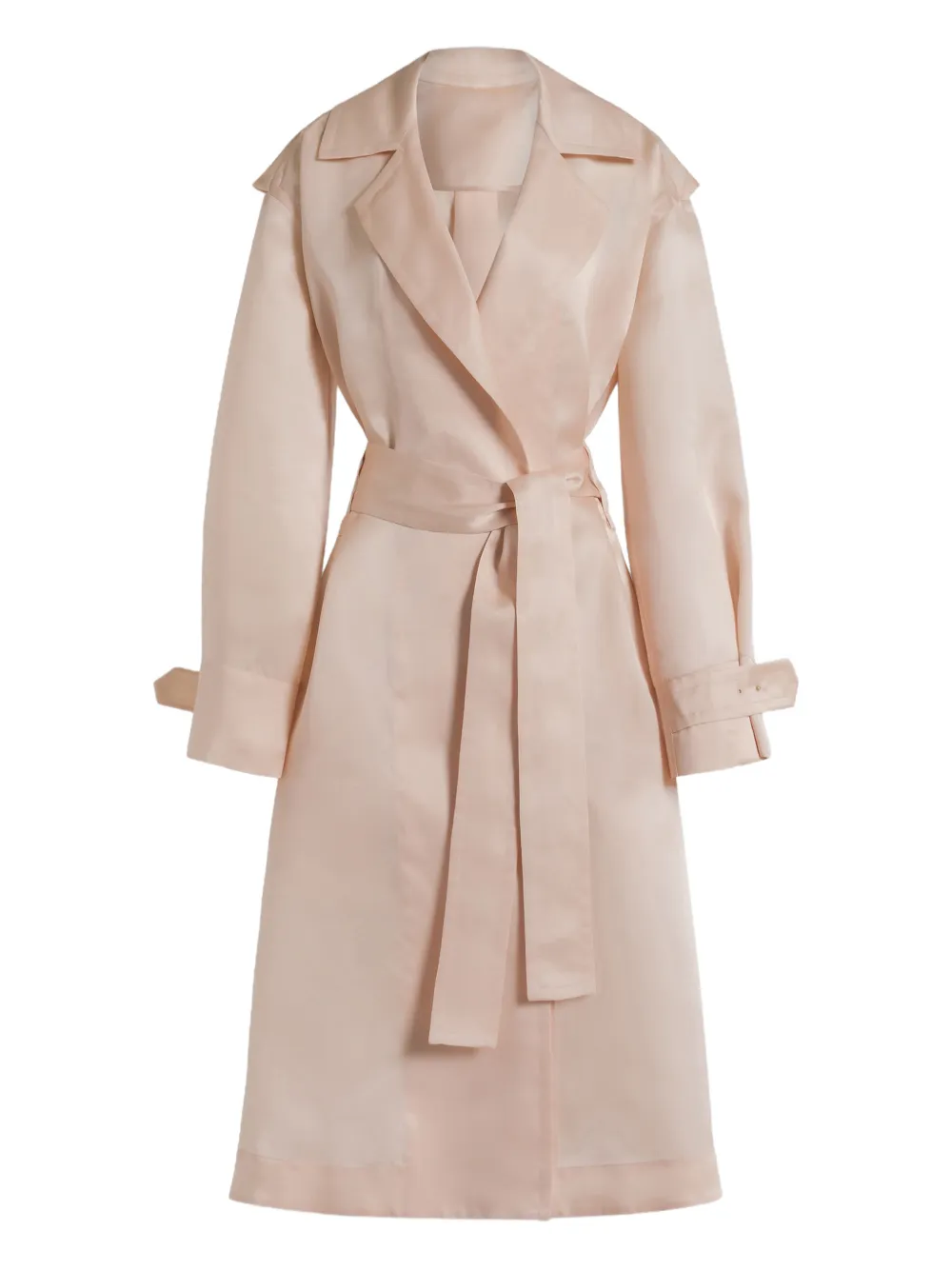 

Пальто с поясом Alberta Ferretti, бежевый