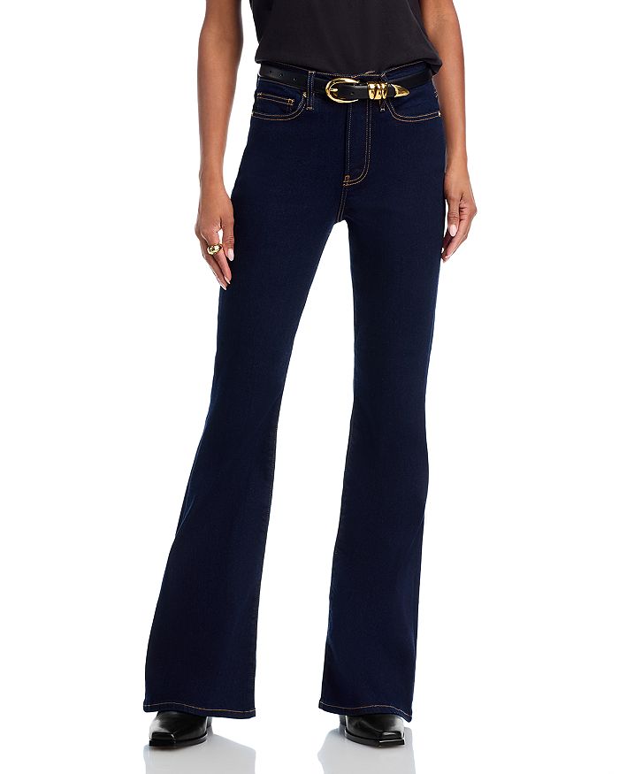 

Джинсы Le High Rise Flare в цвете Stargirl FRAME, синий