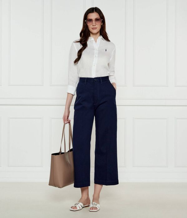 Брюки Polo Ralph Lauren Flare Fit, синий — фото 2