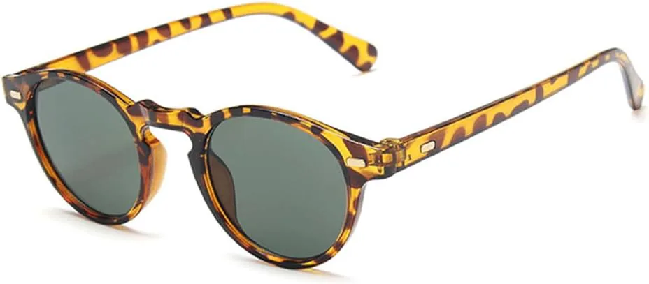 

Солнцезащитные очки UV400 для мужчин и женщин | Маленькие круглые линзы конфетного цвета | Для вождения и занятий спортом на открытом воздухе generic, Black Clear