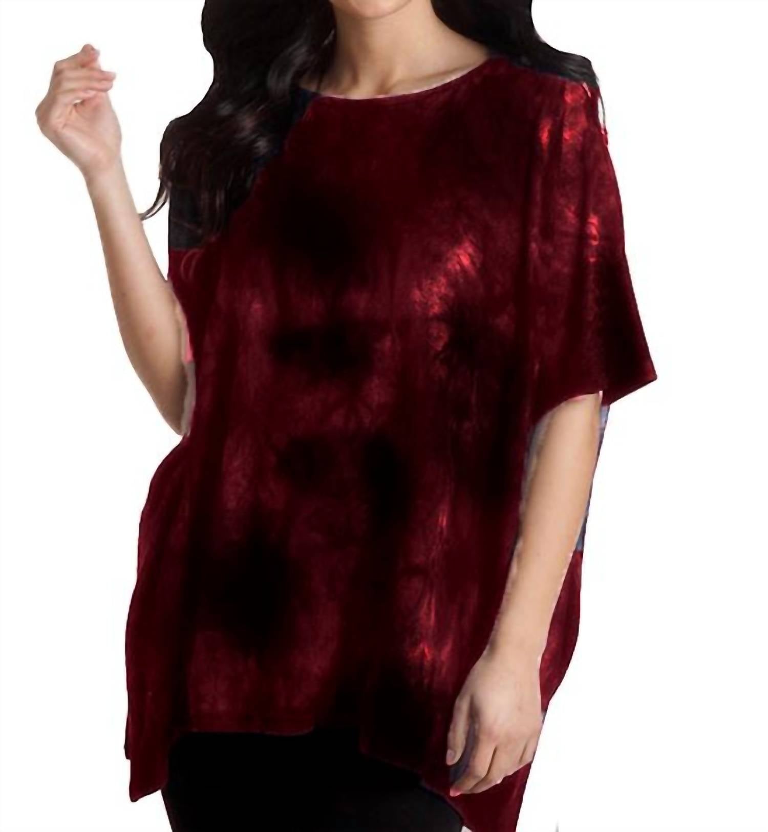 

Супермягкое пончо Tie Dye In Fire french kyss