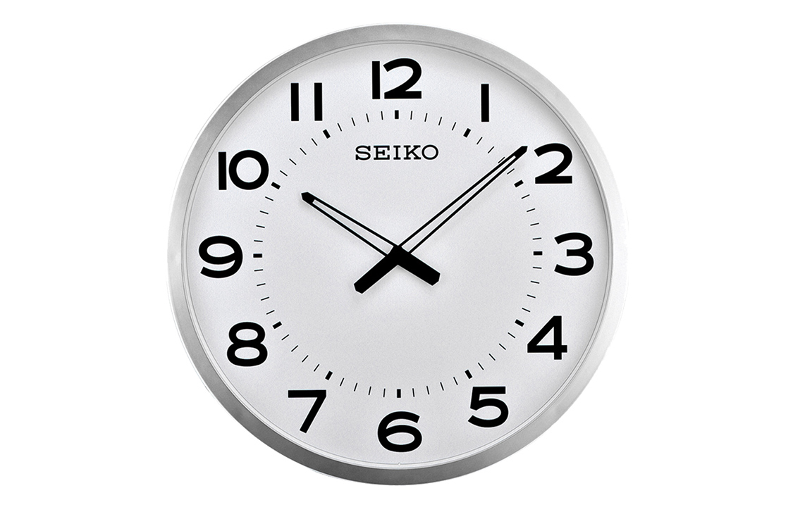 

SEIKO Часы Quartz Movement Plastic Wall Clock Unisex White