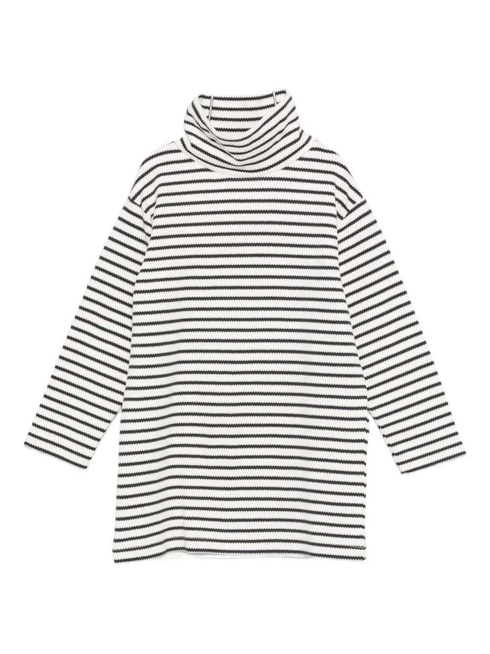 

Платье-водолазка в полоску Douuod Kids, белый