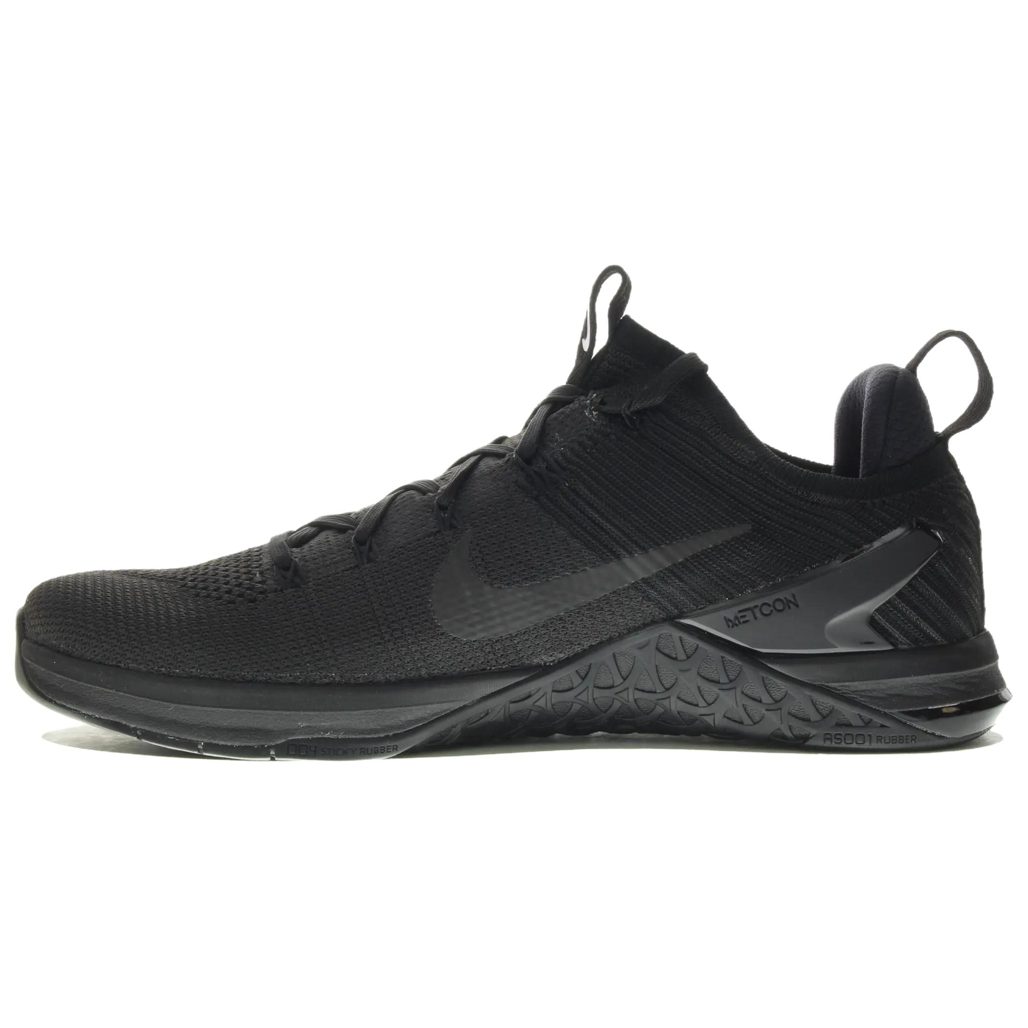 

Nike Кроссовки Metcon DSX Flyknit 2 с антискользящим покрытием, износостойкие, низкие, мужские, черные