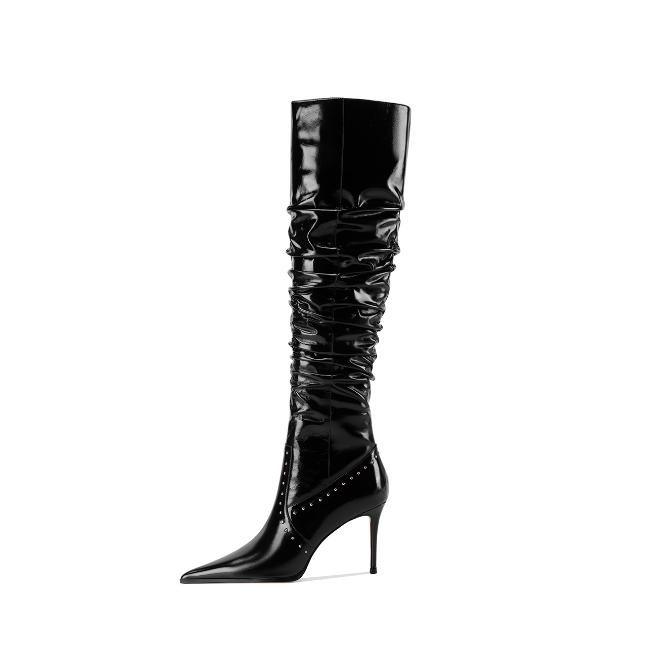 Сапоги выше колена женские Shesrim, Black