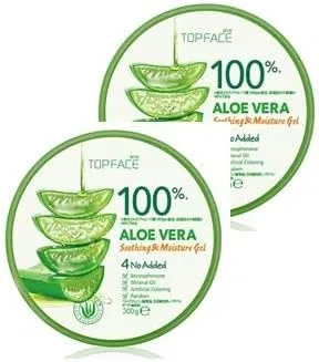 Набор геля для лица и тела Алоэ Вера Top Face 2 шт. 300 г