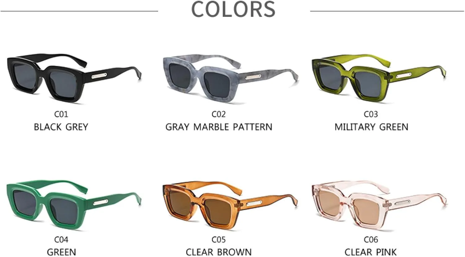 

Солнцезащитные очки с защитой от УФ-излучения UV400 | Маленькая оправа | Для женщин и мужчин | Для занятий спортом на открытом воздухе и вождения DSVIGF, Green