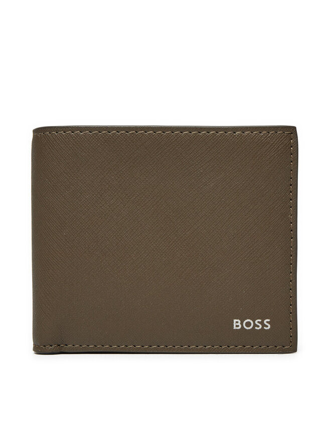 

Большой мужской кошелек Boss, коричневый