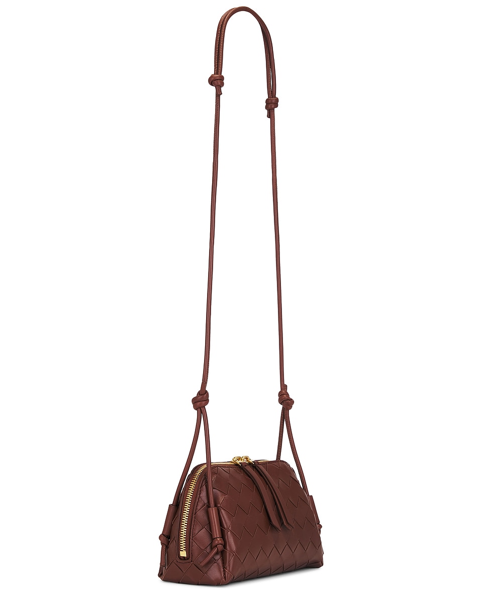 Сумка Concert Pouch Bottega Veneta, Sapele & Gold — фото 4