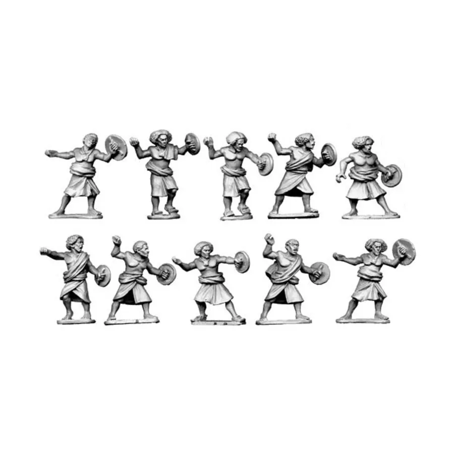 

Сомалийские копейщики, Darkest Africa (28mm) (Copplestone Castings)