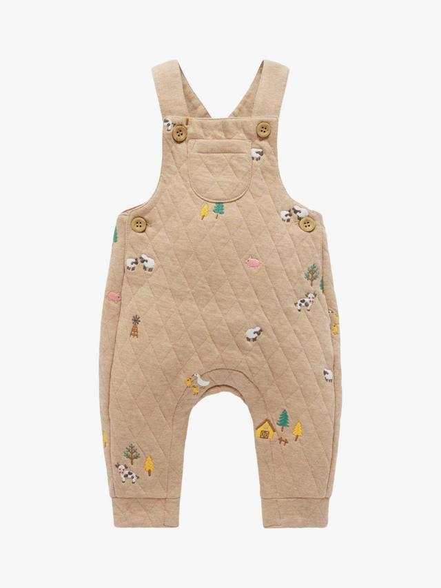 

Детский комплект стеганого комбинезона из хлопковой смеси Purebaby, Veggie Patch Print