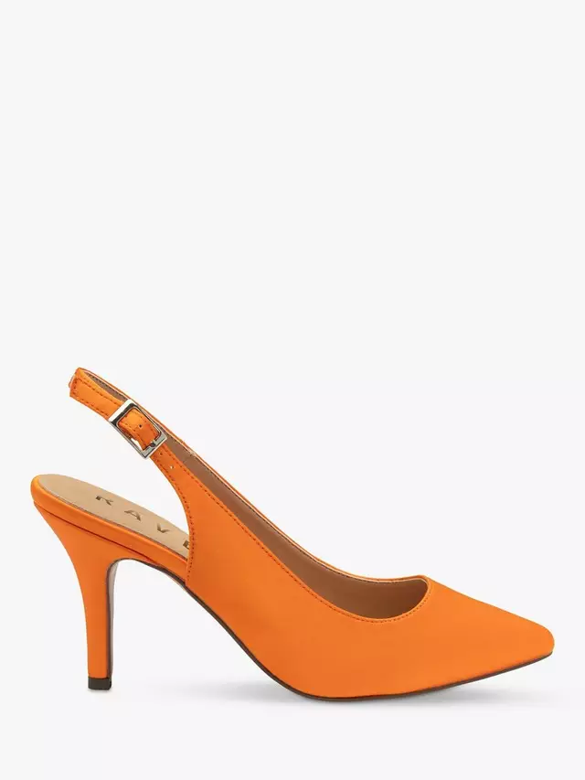 

Туфли-лодочки Ravel Kavan Satin Stiletto Heel Slingback, оранжевый