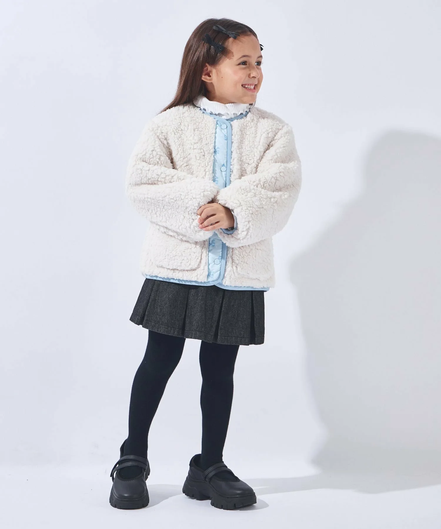Двусторонняя куртка Ever Closet, Ribbon Saxophone — фото 4
