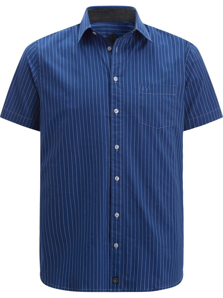 

Повседневная рубашка Jan Vanderstorm Comfort fit Button Up Shirt Perttu, синий