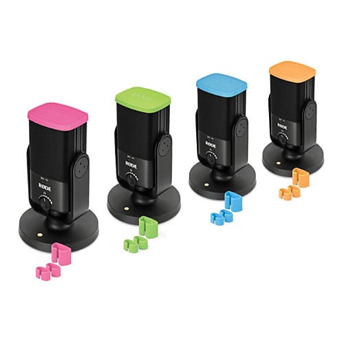 

Микрофон RODE Rode Colors Color-Coded Caps and Cable Clips for NT-USB Mini (4-Pack)