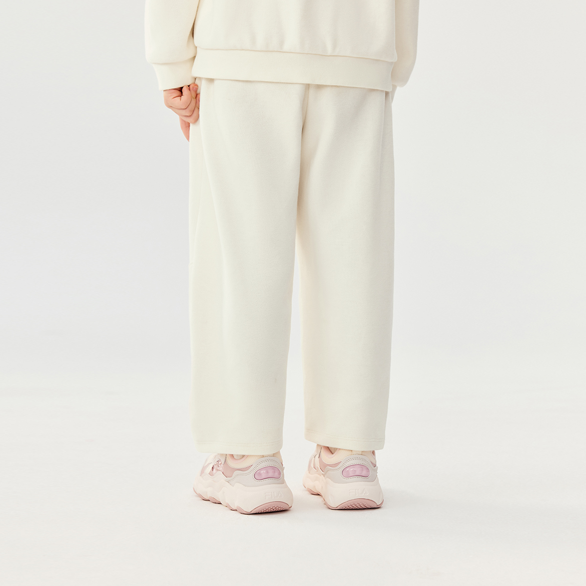 Брюки FW25 PETER RABBIT для детей 3-7 лет FILA KIDS, белый — фото 4