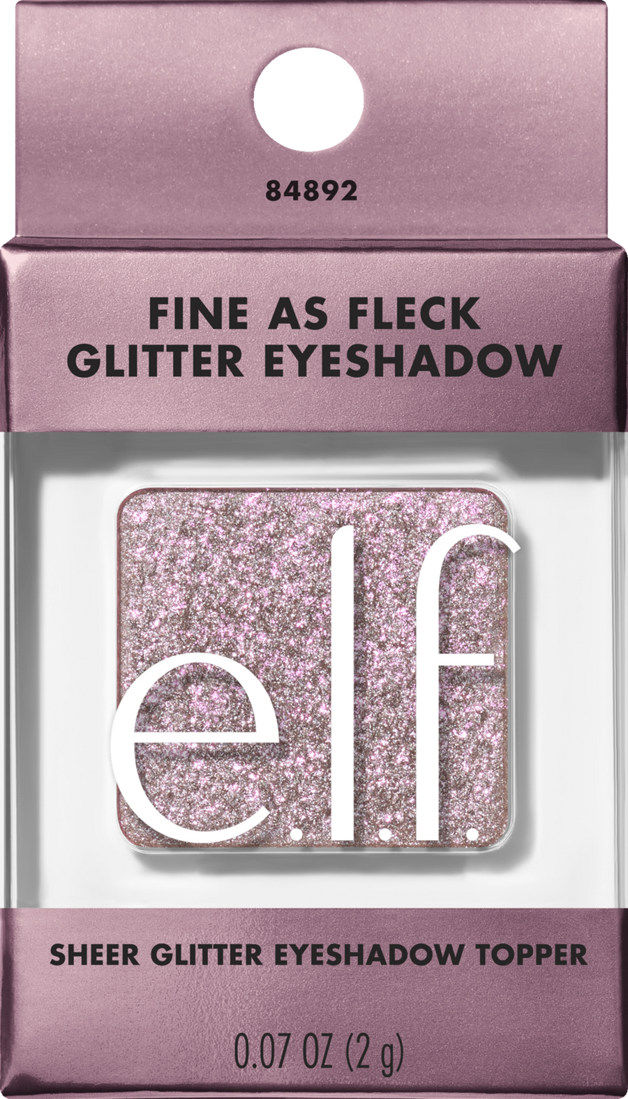

Тени для век e.l.f. Cosmetics Fine as Fleck Glitter Eyeshadow Pop Off Pink