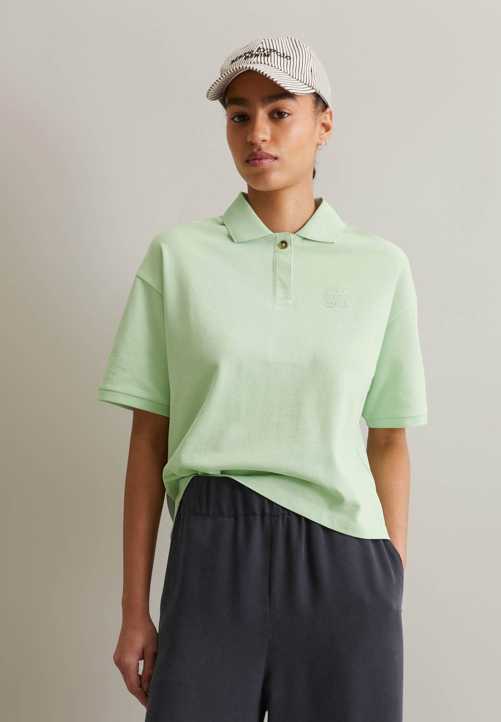 

Рубашка поло KURZARM WIDE AUS Marc O'Polo DENIM, зеленый