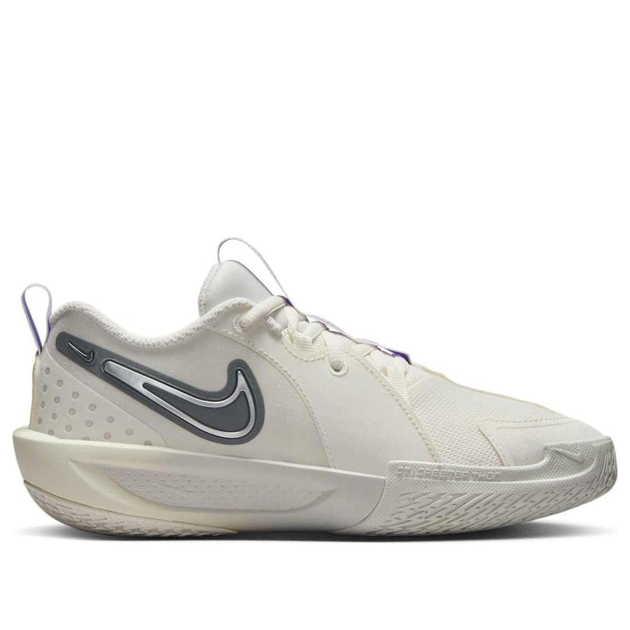 Кроссовки (GS) Nike Air Zoom GT Cut 3 'Sail Light Bone Metallic Silver Smoke Grey', бежевый — фото 2