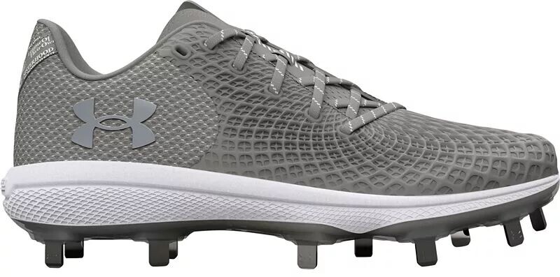 

Женские бутсы для софтбола Under Armour Glyde 2.0 MT Metal Fastpitch, серый/белый