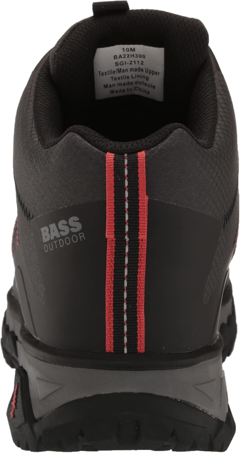 Мужские туристические ботинки BASS OUTDOOR Peak Webbing Hiker M, Asphalt — фото 3