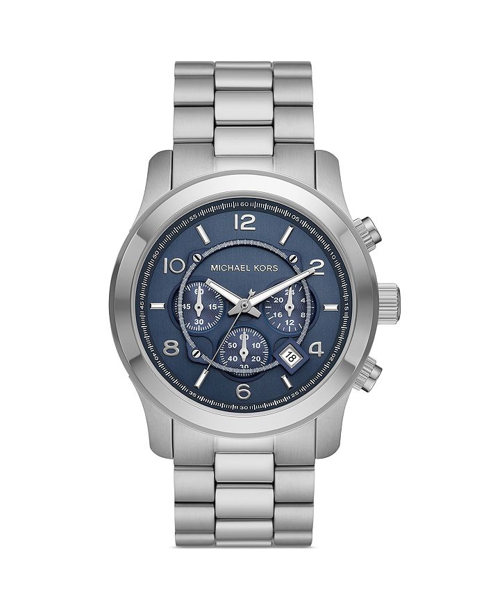 

Часы Runway Chronograph, 45mm Michael Kors, синий