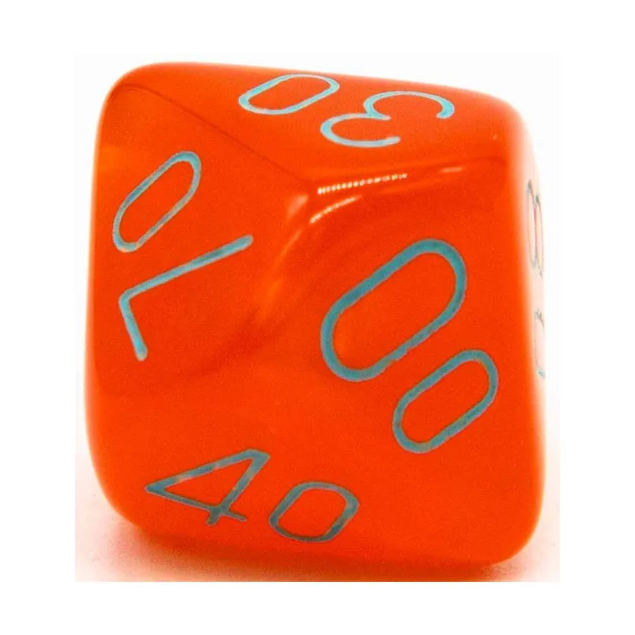 

d% Сатиновый оранжевый (1), Dice - Satin (Crystal Caste)