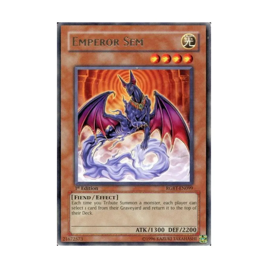 

CCG Император Сем (Редкий), Yu-Gi-Oh - Raging Battles - Singles
