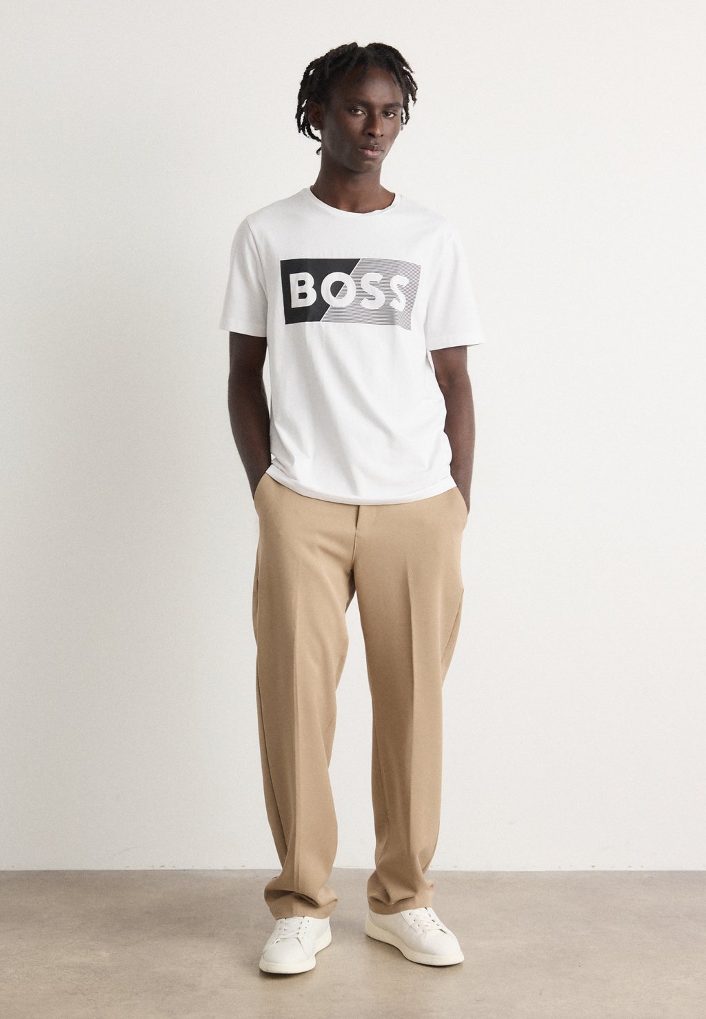 

Футболка с принтом 2 PACK BOSS, черный