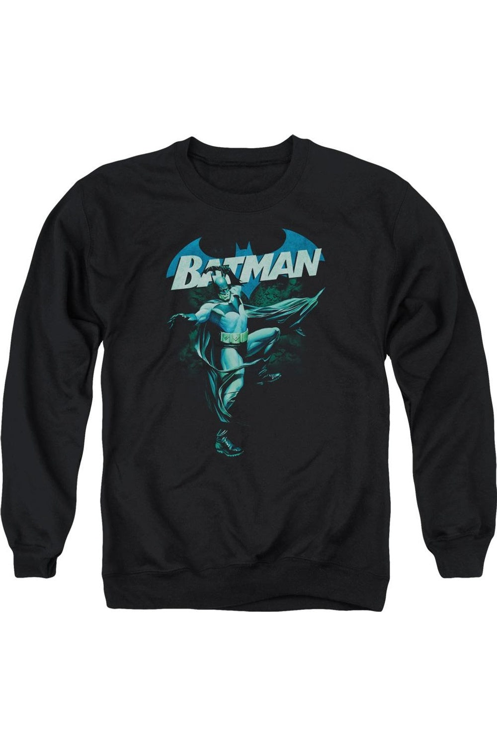 

Толстовка Batman Blue Bat для взрослых с круглым вырезом Gildan, черный