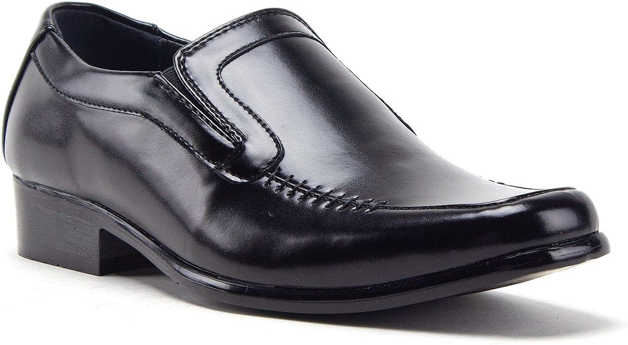 

Мужские классические лоферы с квадратным носком 31334 в стиле мокасин Jazame, черный