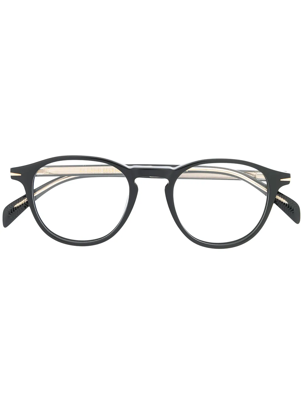 

Очки в круглой оправе Eyewear by David Beckham, черный