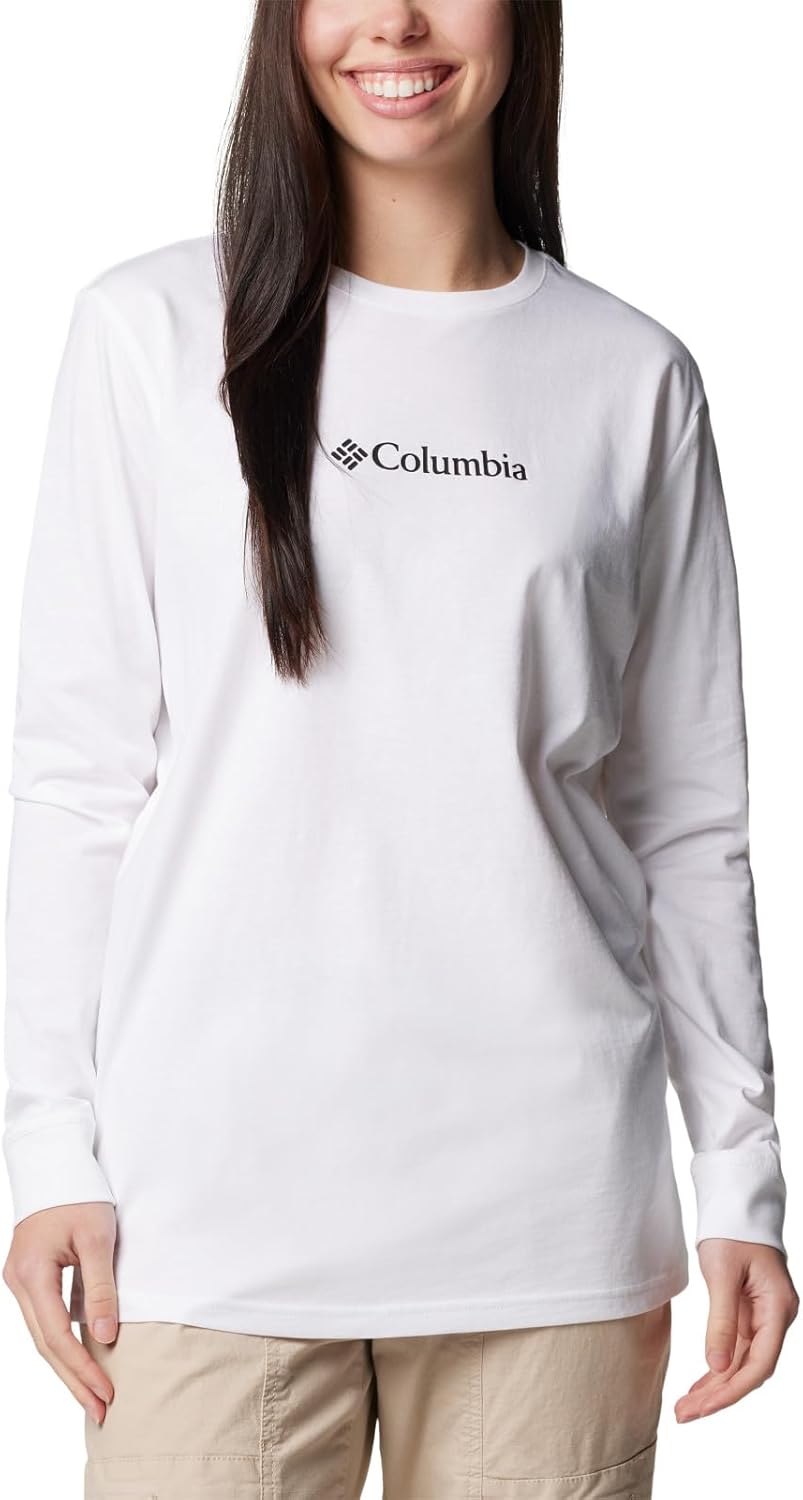 

Columbia Womens North Cascades футболка с длинным рукавом, White/Gem Columbia, Белый, Columbia Womens North Cascades футболка с длинным рукавом, White/Gem Columbia