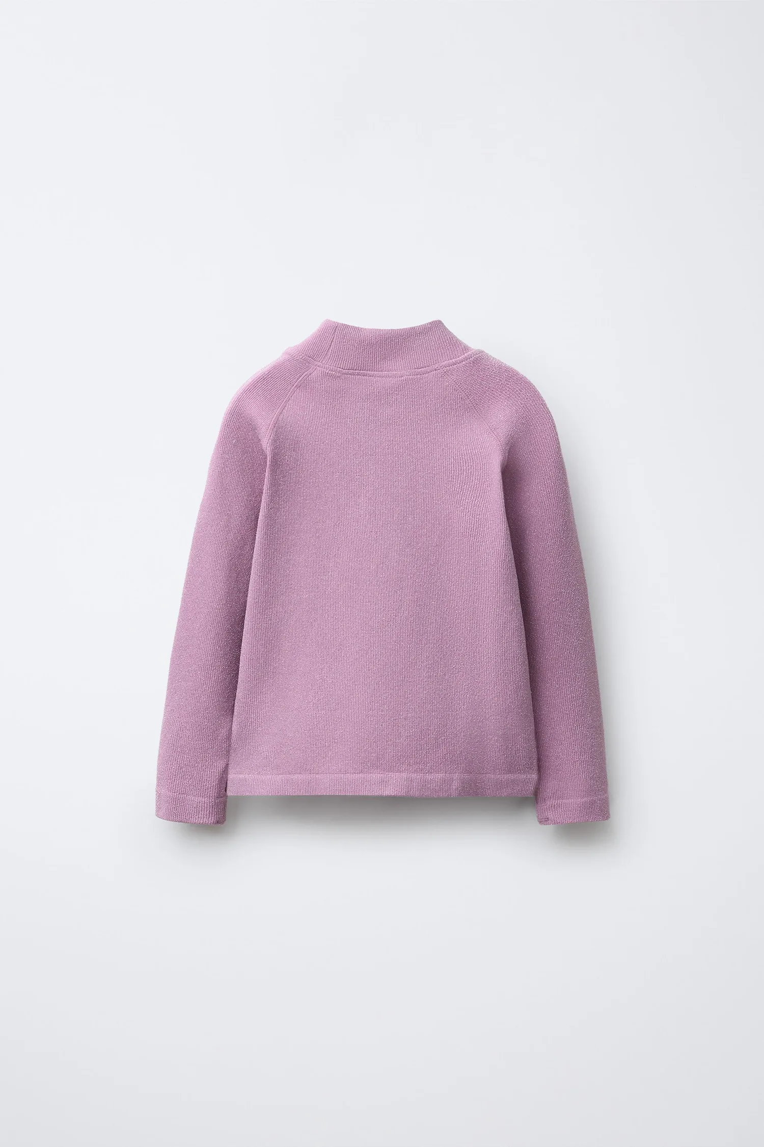 Блестящая дышащая футболка из лыжной коллекции Zara, розовый — фото 2