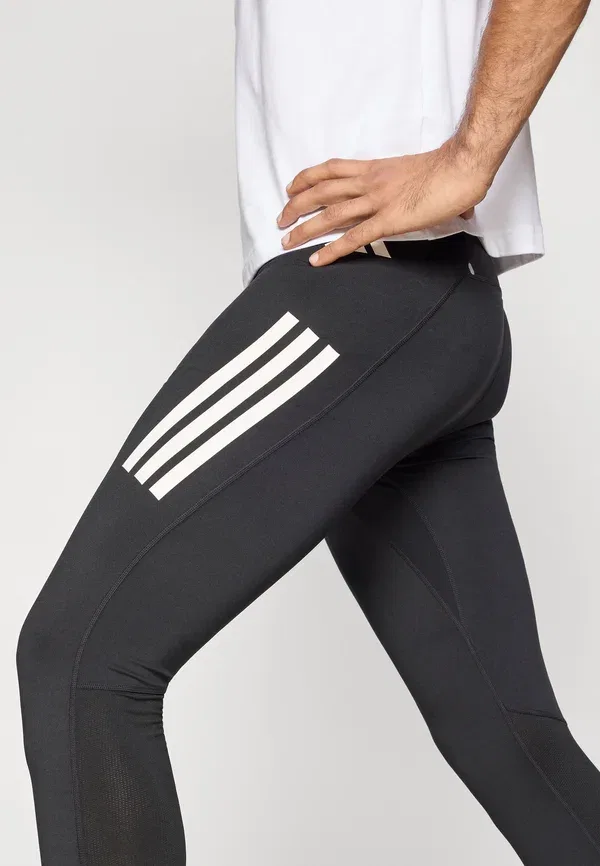 Трикотажные беговые леггинсы Adidas Performance Adi365 tig m, черный — фото 4