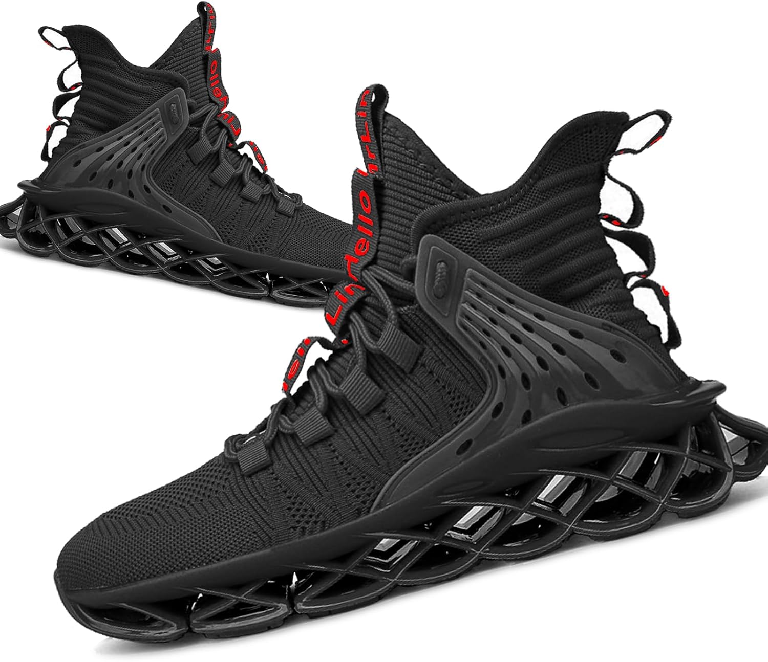 

Защитные туфли с стальным носком CLOAKA для мужчин и женщин, дышащие, стойкие к проколам, удобные, ботинки с противоскользящей подошвой для промышленного строительства, модные высокие кроссовки, черный/красный