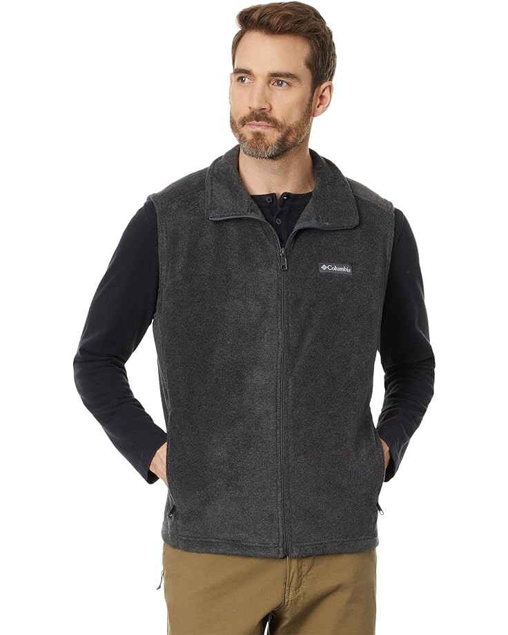 

Утепленный жилет Columbia Steens Mountain, цвет Charcoal Heather, Черный, Утепленный жилет Columbia Steens Mountain, цвет Charcoal Heather