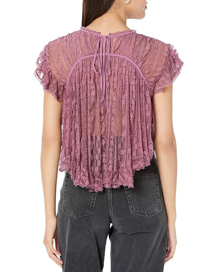 

Топ Free People Lucea Lace Top, цвет Boudoir