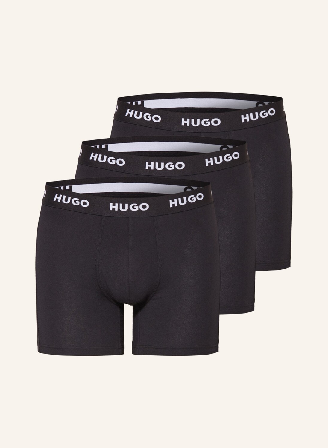 

3 пары боксеров Hugo, черный