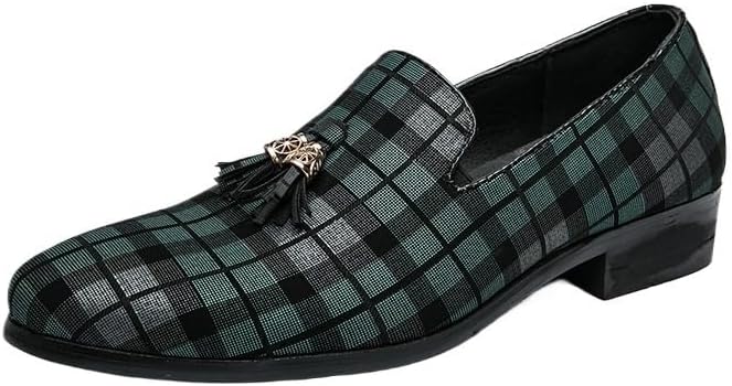 

Мужские классические лоферы, мокасины без шнурков, нескользящие и износостойкие, для повседневной носки, вечеринок, вождения, деловых встреч Zestrelax, зеленый