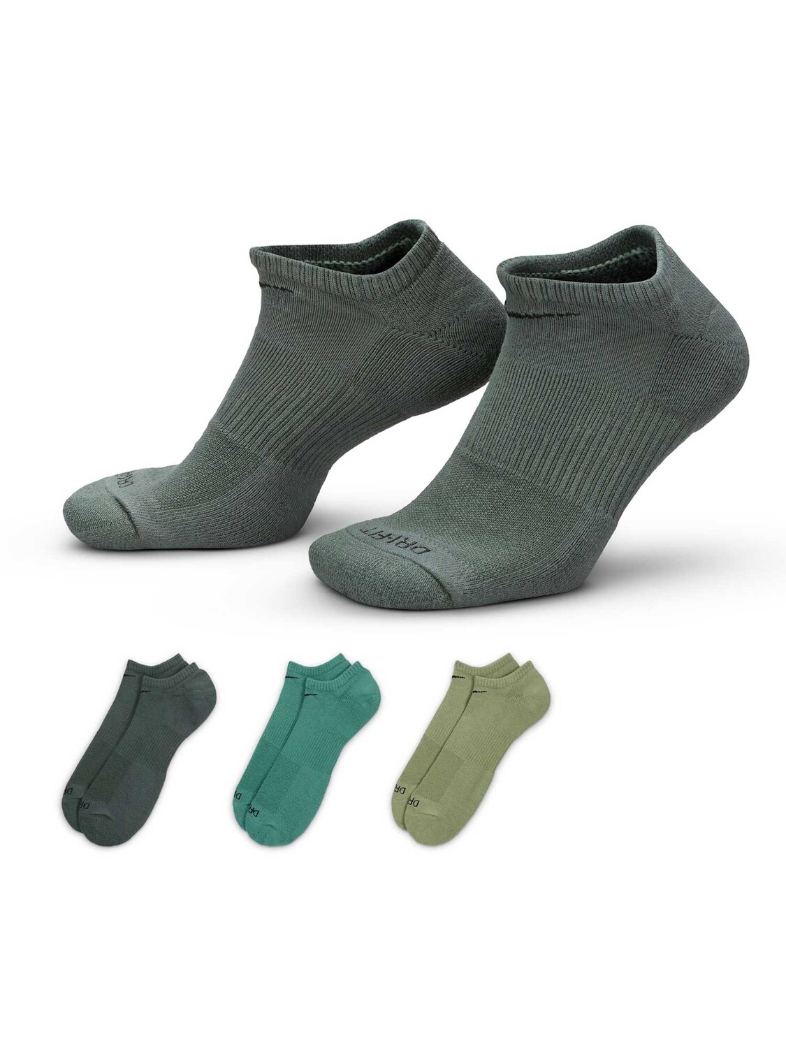 

Носки Nike U NK ED PLUS CUSH NS 3PR 132, разноцветный
