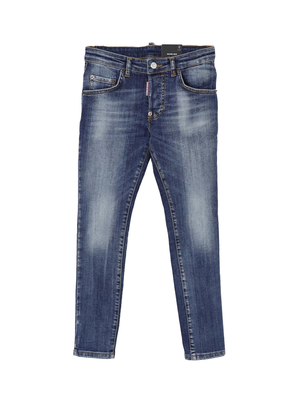 

Синие джинсовые детские джинсы Dsquared