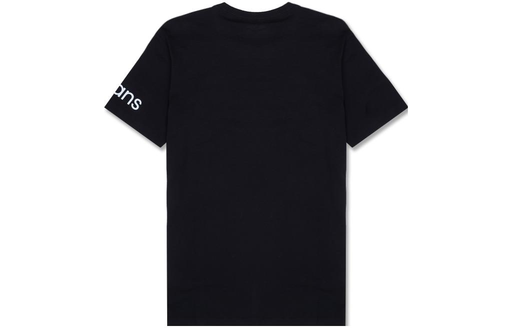 Calvin Klein Футболка мужская Black Crew Neck Moderate Straight Fit — фото 4