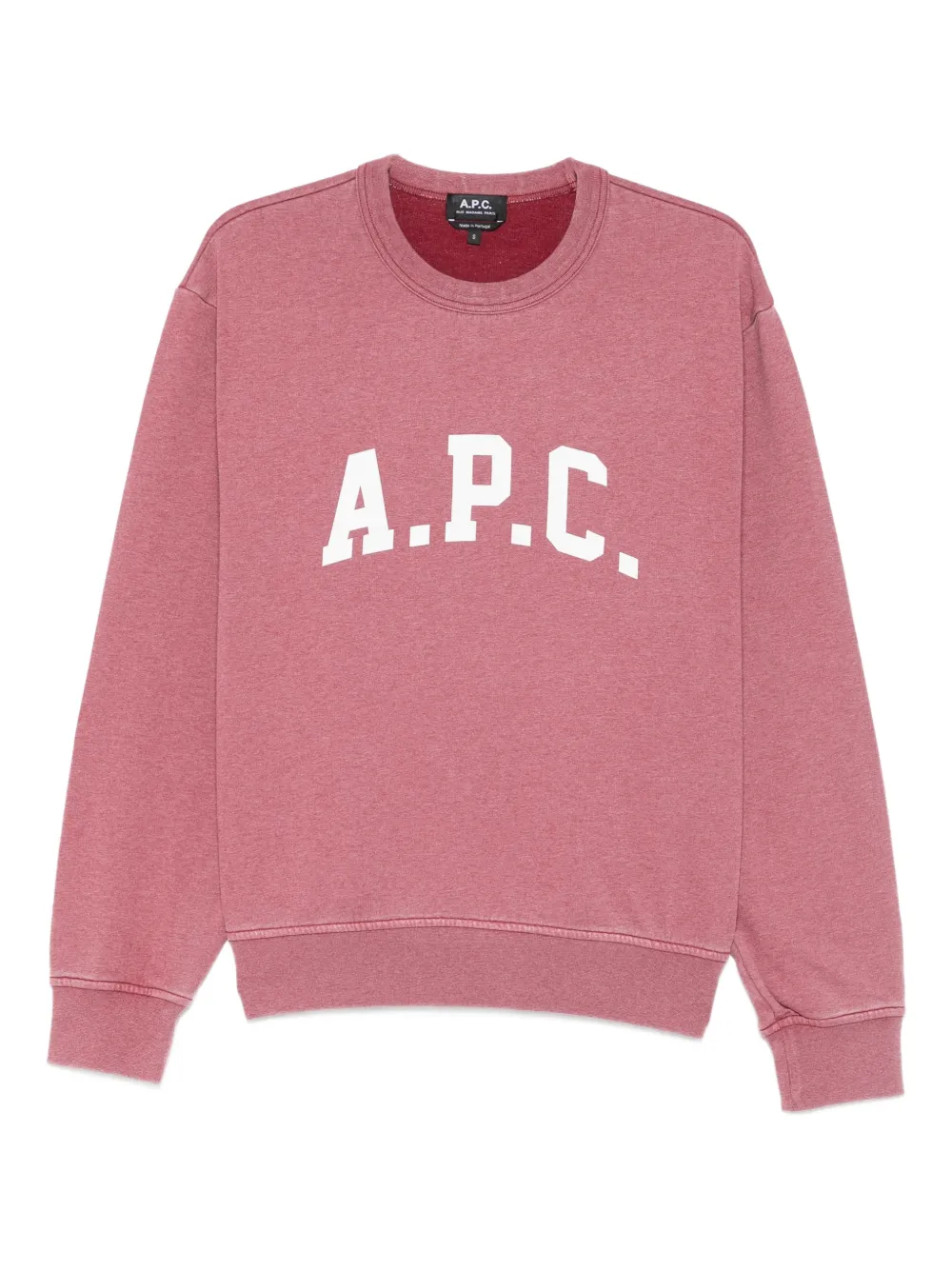 

Свитер с логотипом A.P.C., розовый