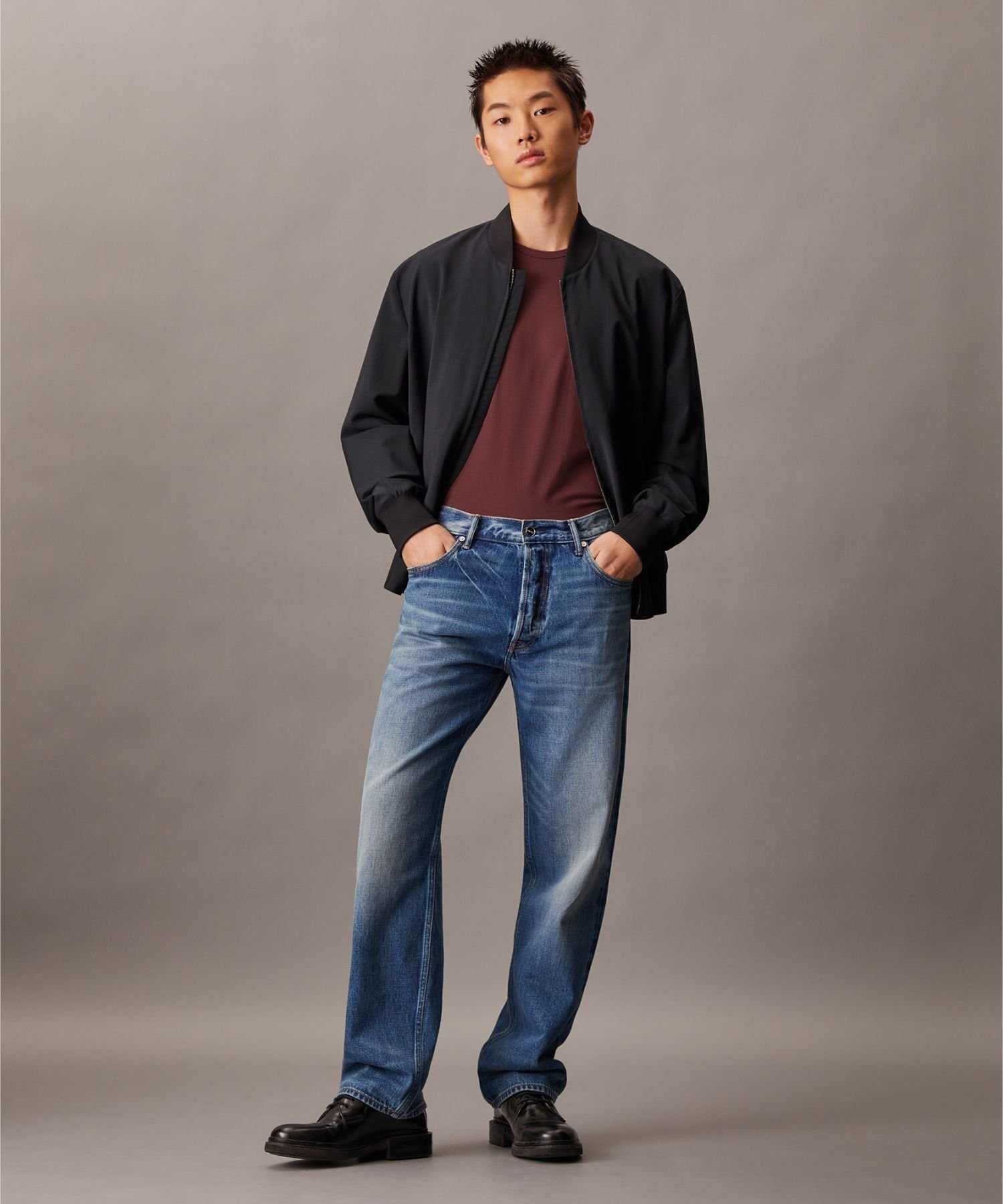 Футболка с коротким рукавом и круглым вырезом Calvin Klein 40EM281, Wild Ginger — фото 4