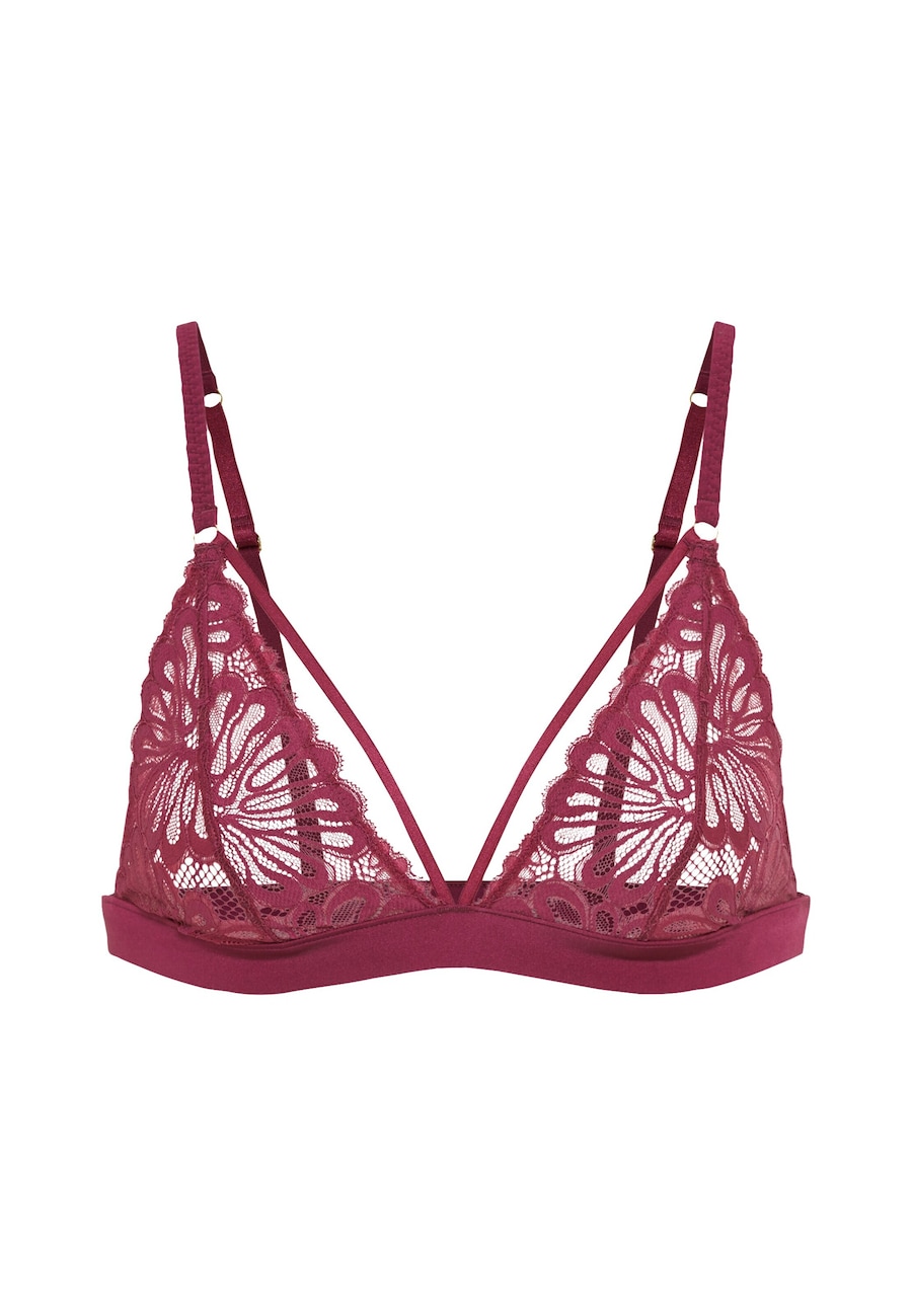 

Треугольный бюстгальтер LSCN by LASCANA, Berry