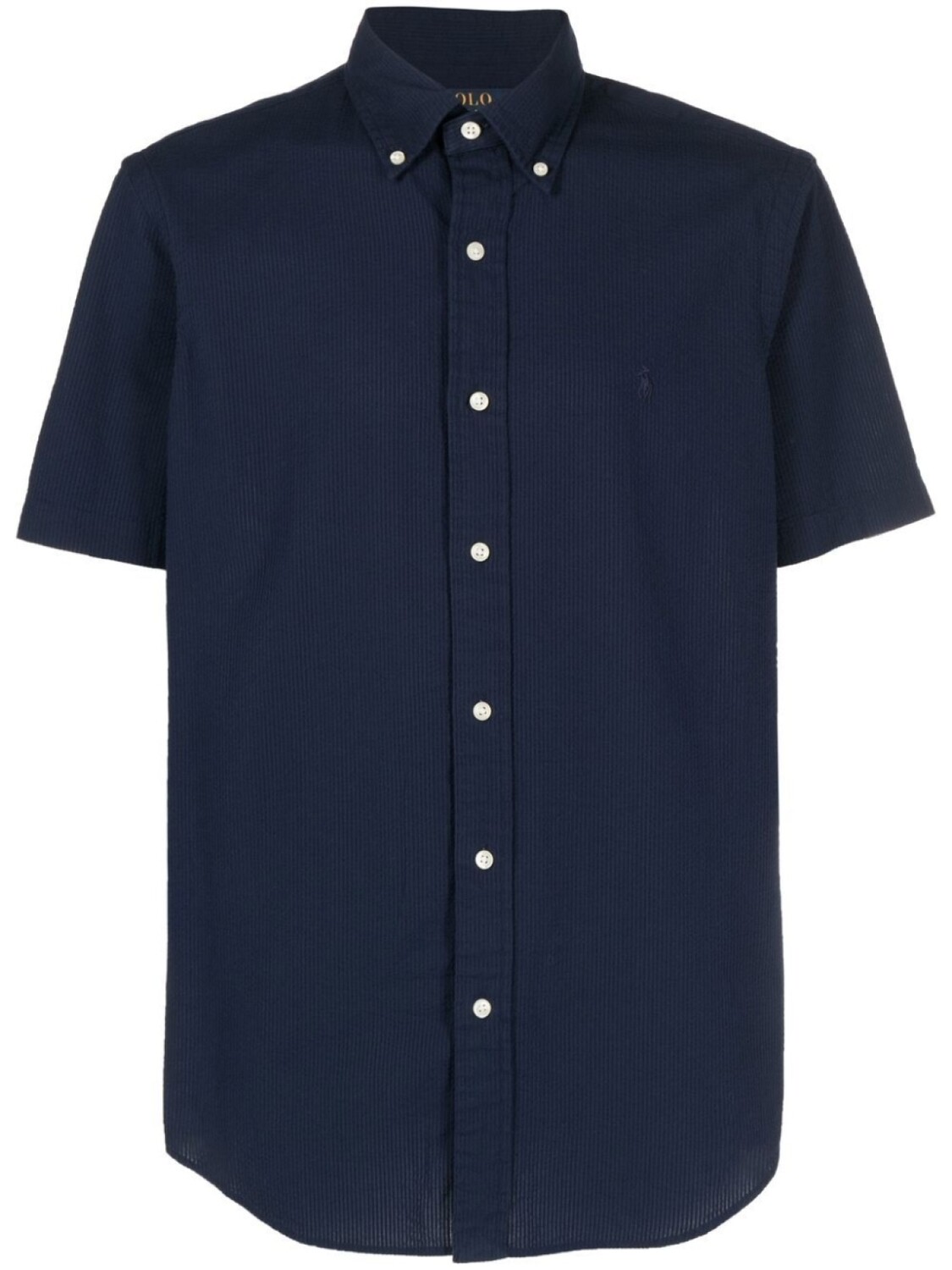 

Вельветовая рубашка с короткими рукавами Polo Ralph Lauren, синий