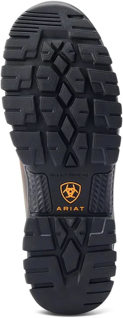 Мужские водонепроницаемые рабочие ботинки Ariat Treadfast 8", темно-коричневый — фото 4
